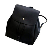 Backpack PU Leather Backpacks Women School Bags
